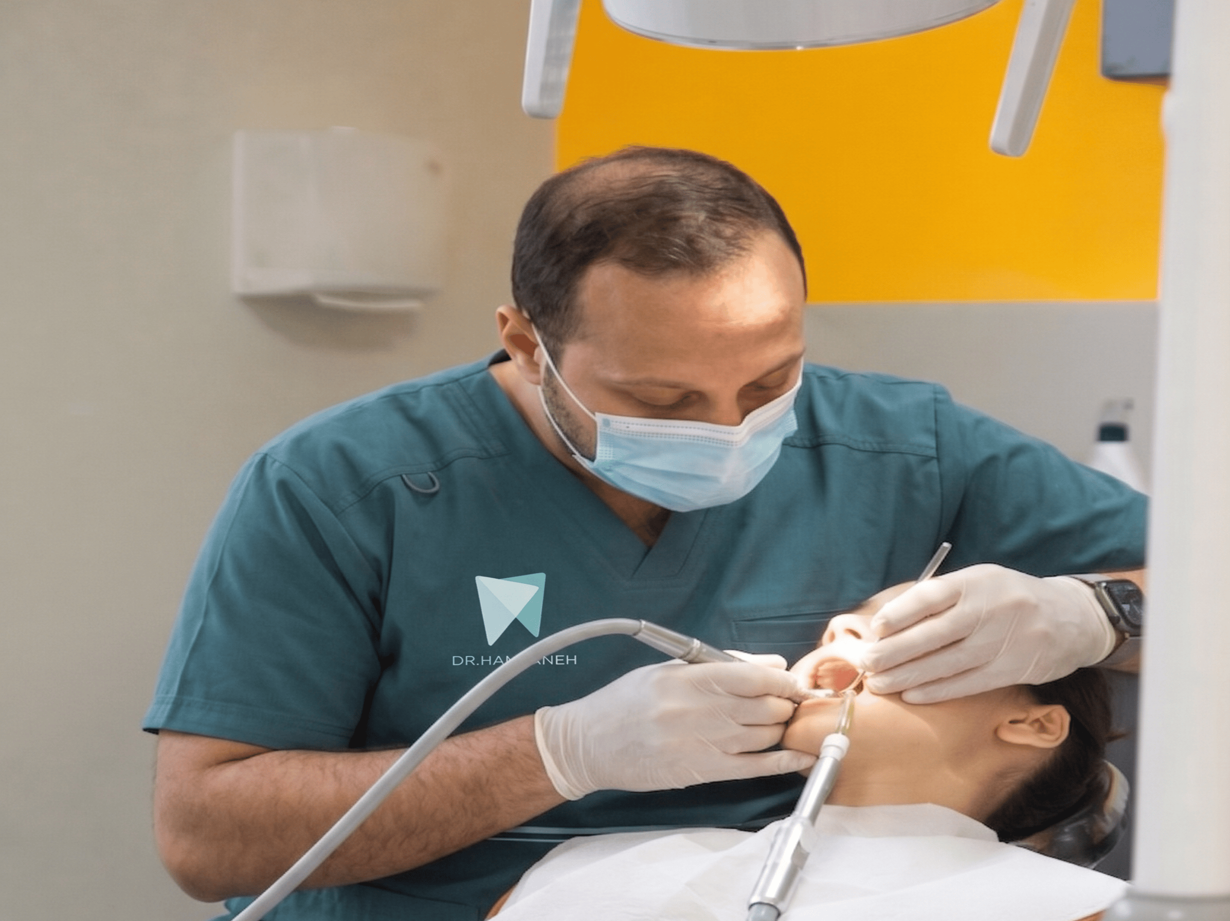 Pediatric dental care visit with Dr. Hamarneh