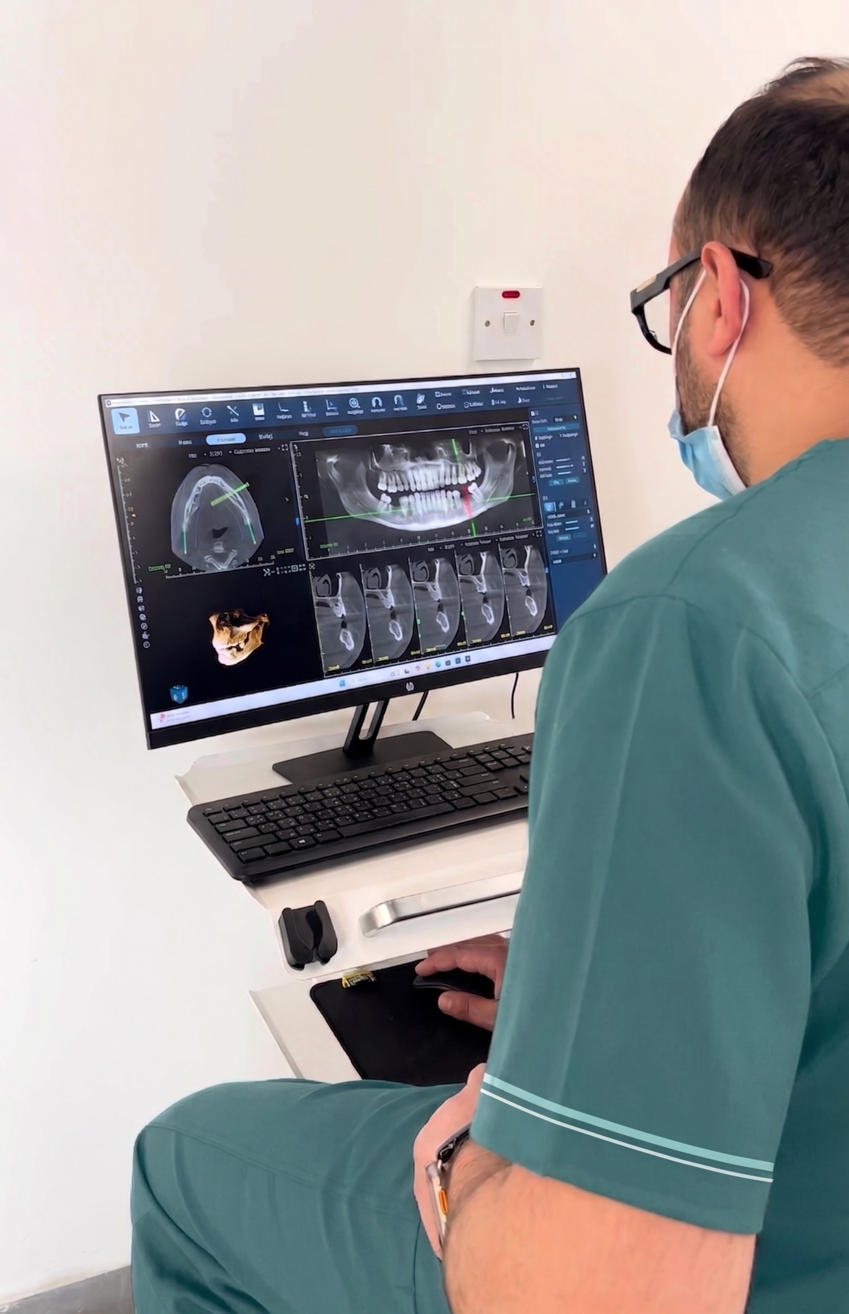 Dental implant planning using digital scan at Dr. Hamarneh Dental Center